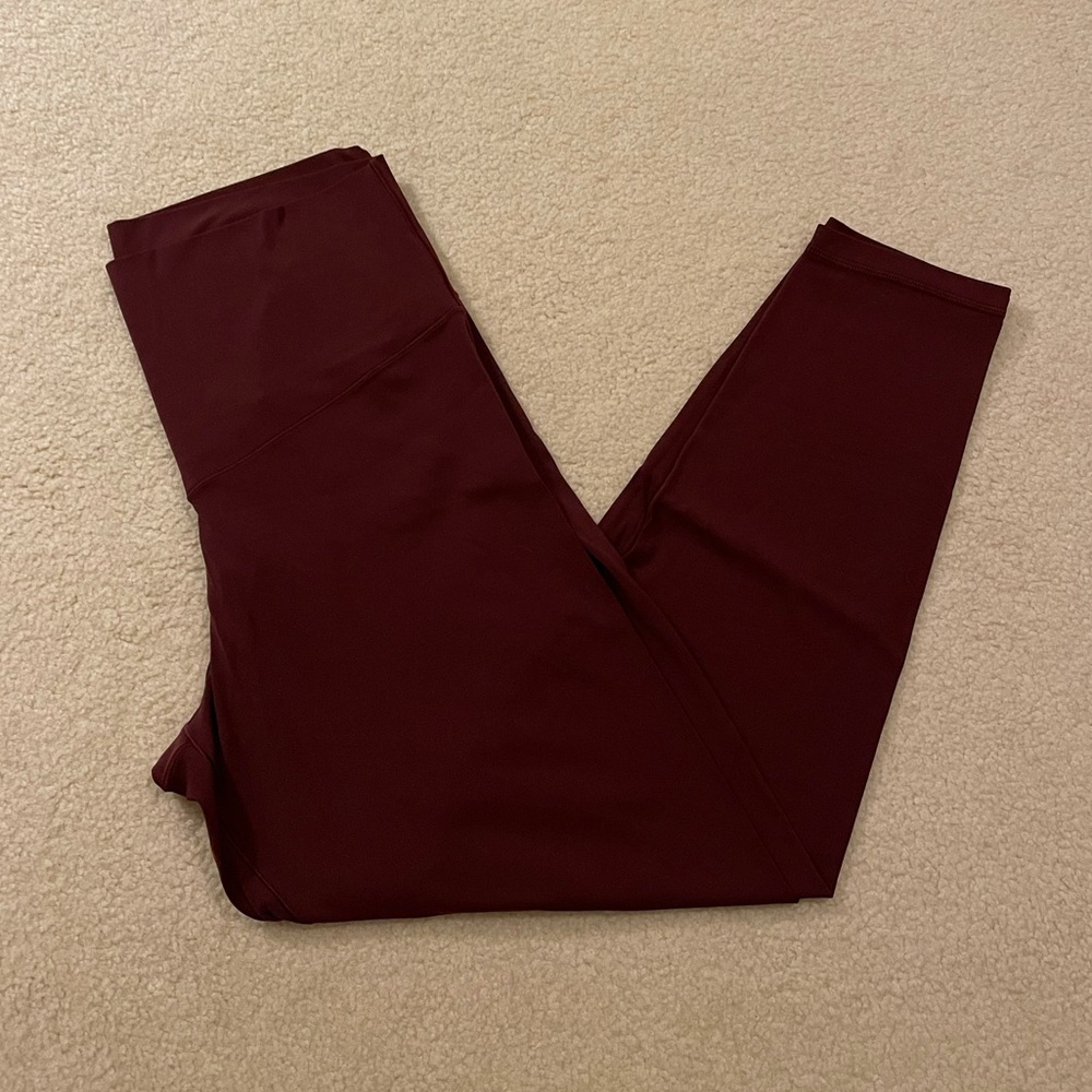 maroon aerie legging